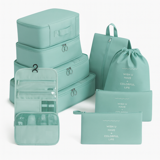 The 8-Piece Essential Packing Cube Set