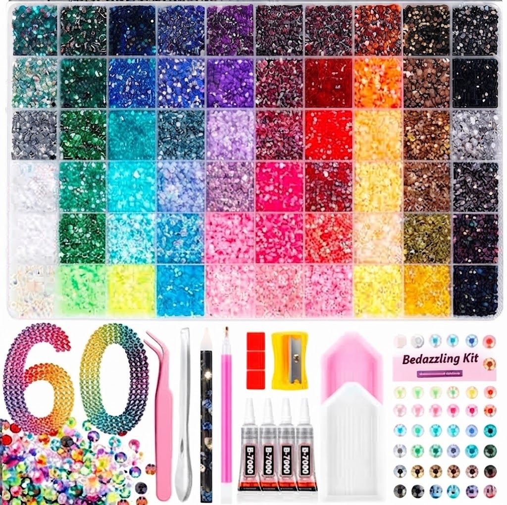 My Bedazzle It Kit – 28/40/60 Color DIY Rhinestone Set + Kit