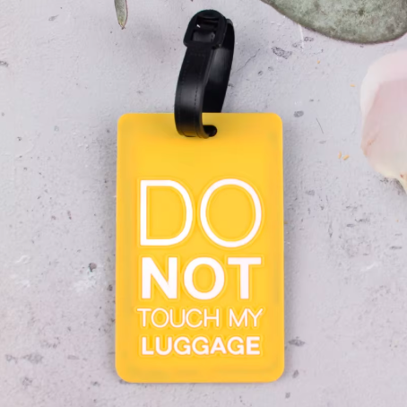 Do Not Touch My Luggage ID Tag