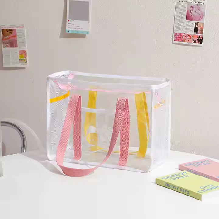 Clear View Beach Tote Bag