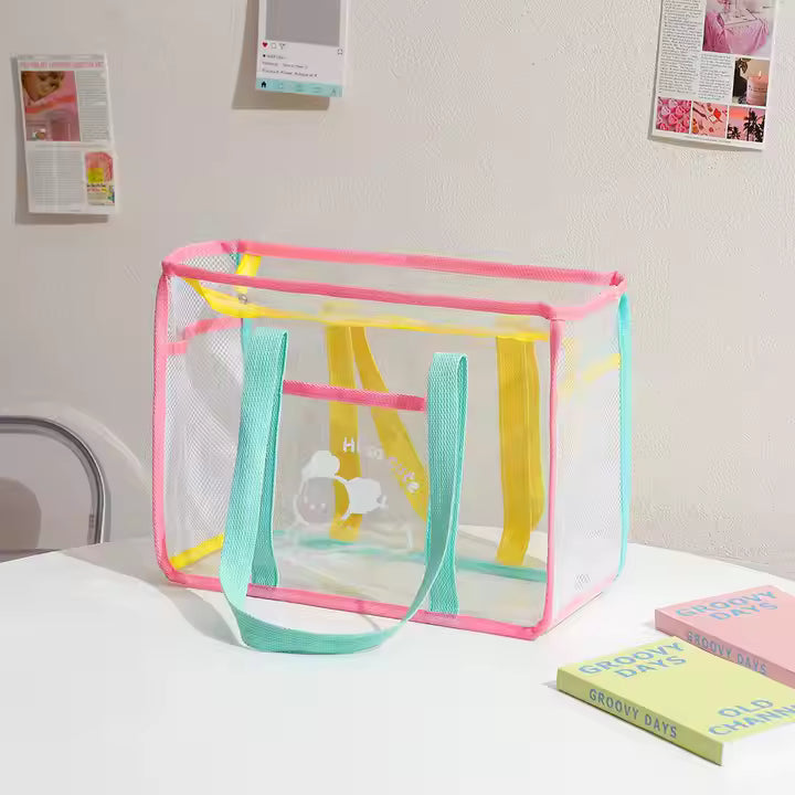 Clear View Beach Tote Bag