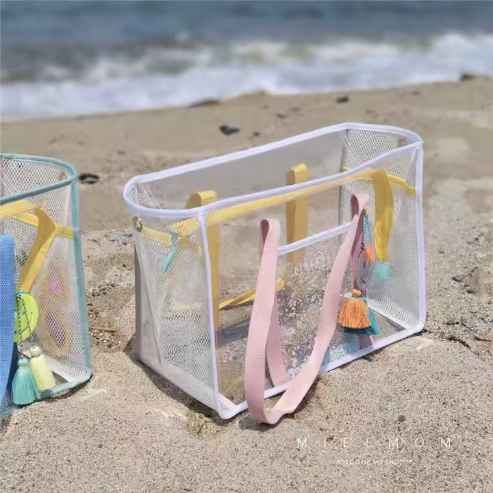 Clear View Beach Tote Bag