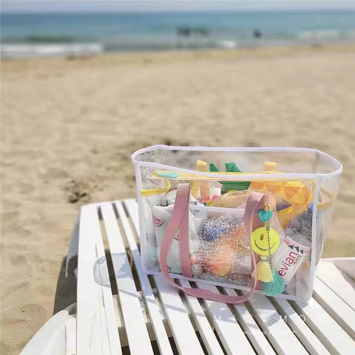Clear View Beach Tote Bag