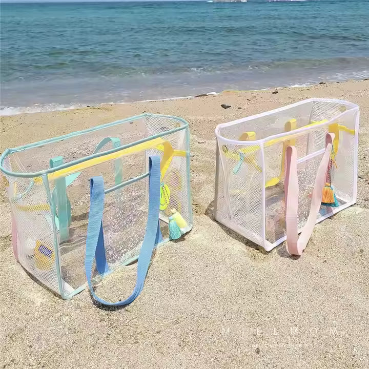 Clear View Beach Tote Bag