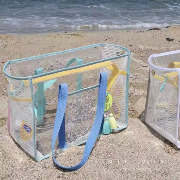 Clear View Beach Tote Bag
