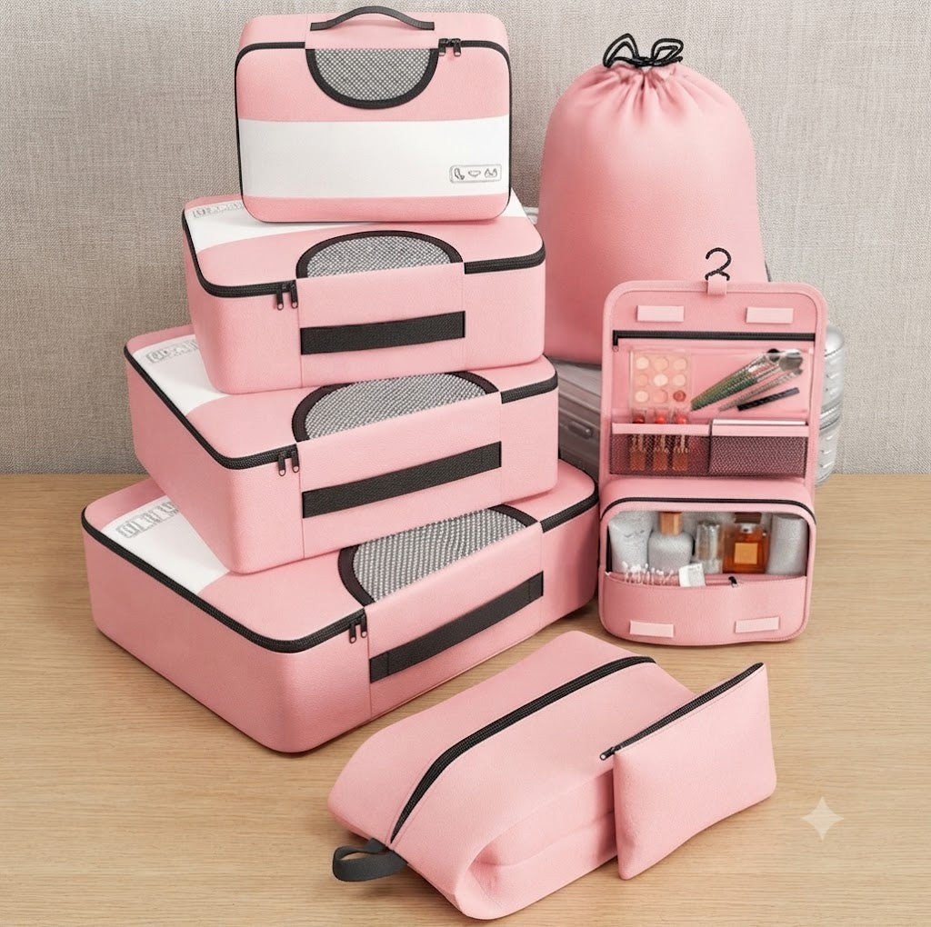 The 8-Piece Essential Packing Cube Set 3