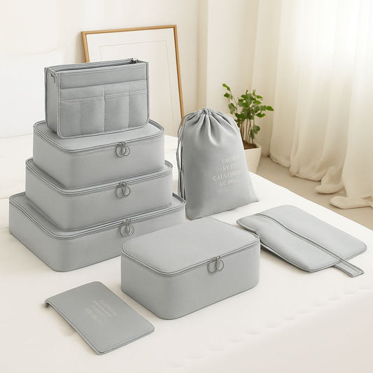 The 8-Piece Essential Packing Cube Set 2