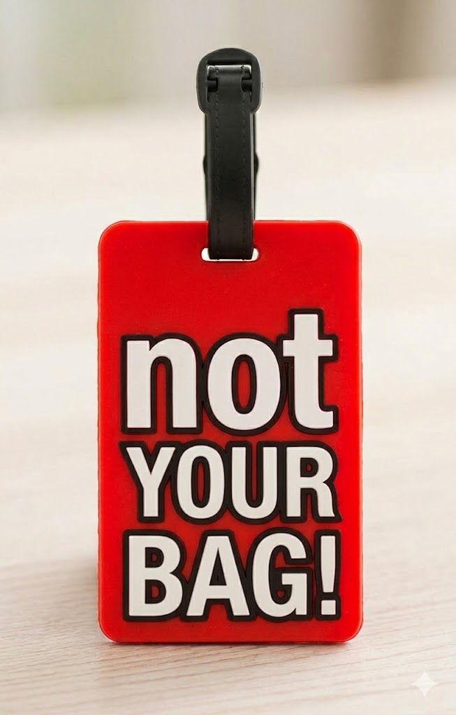 “Not Your Bag” ID Tag