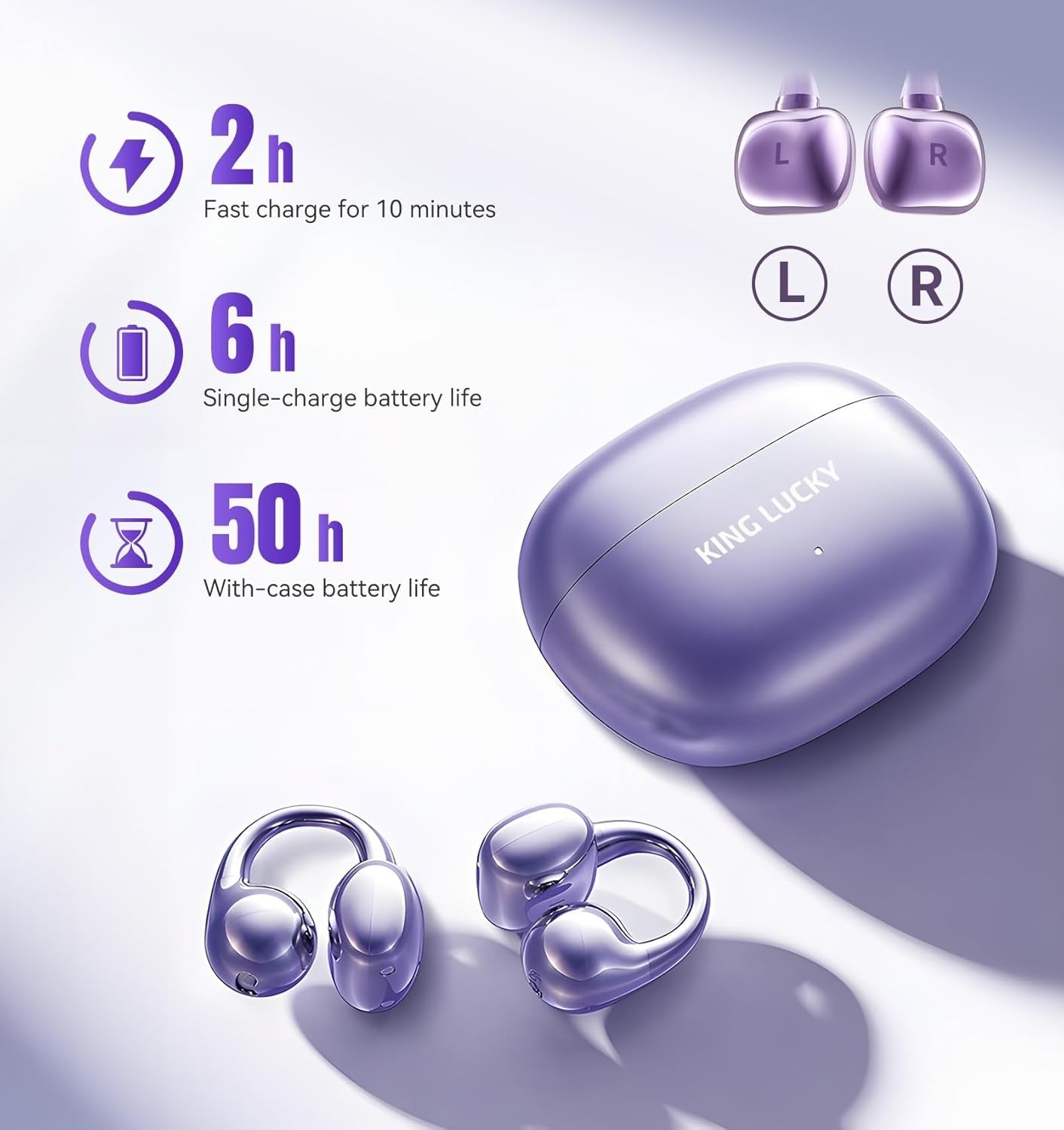 Petite C-shape Wireless Earbuds
