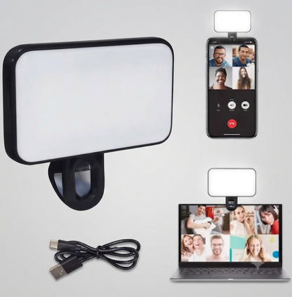 Rechargeable Clip-On LED Selfie Light