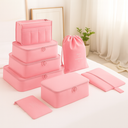 The 8-Piece Essential Packing Cube Set 2