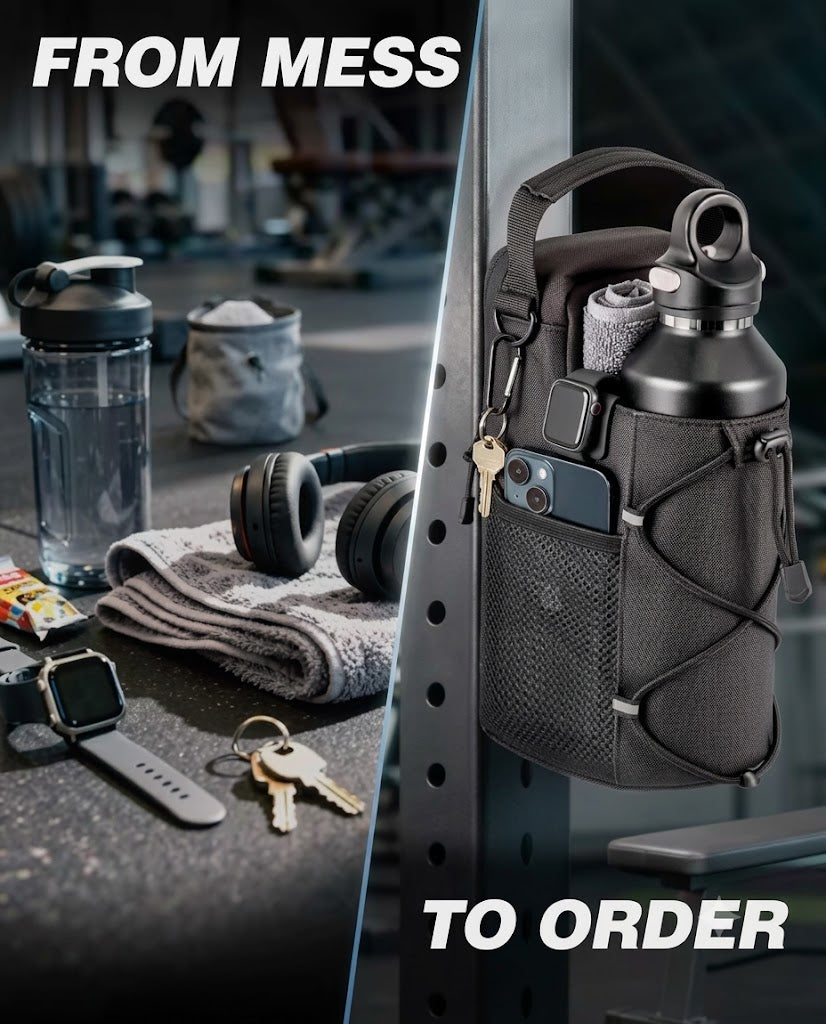 Magnetic Gym Bottle Carrier