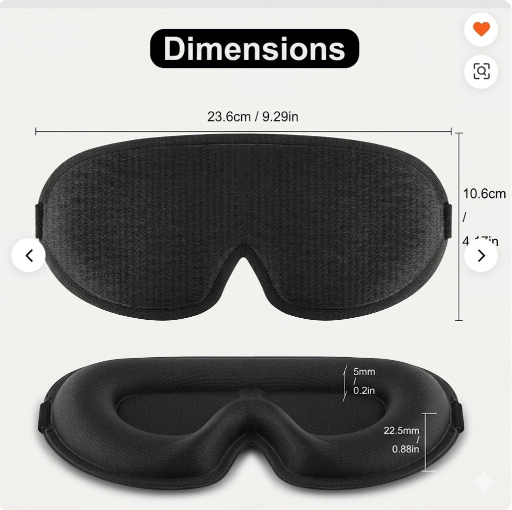 3D Blackout Sleep Mask