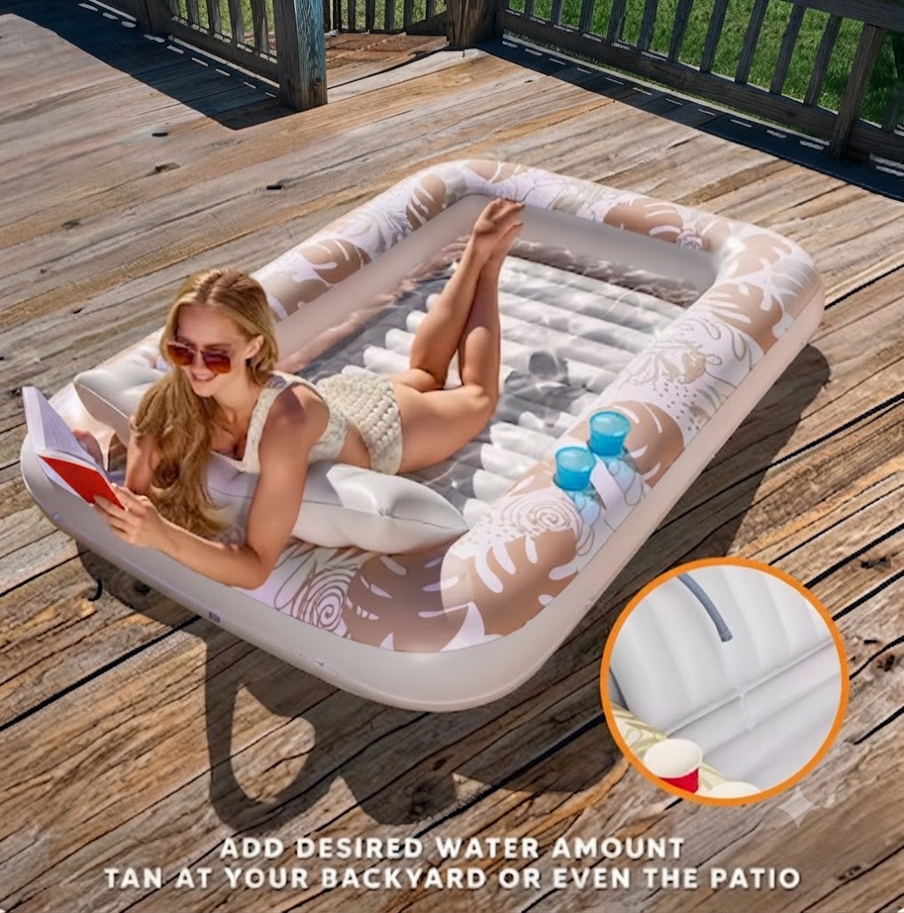 Inflatable Tanning Lounger