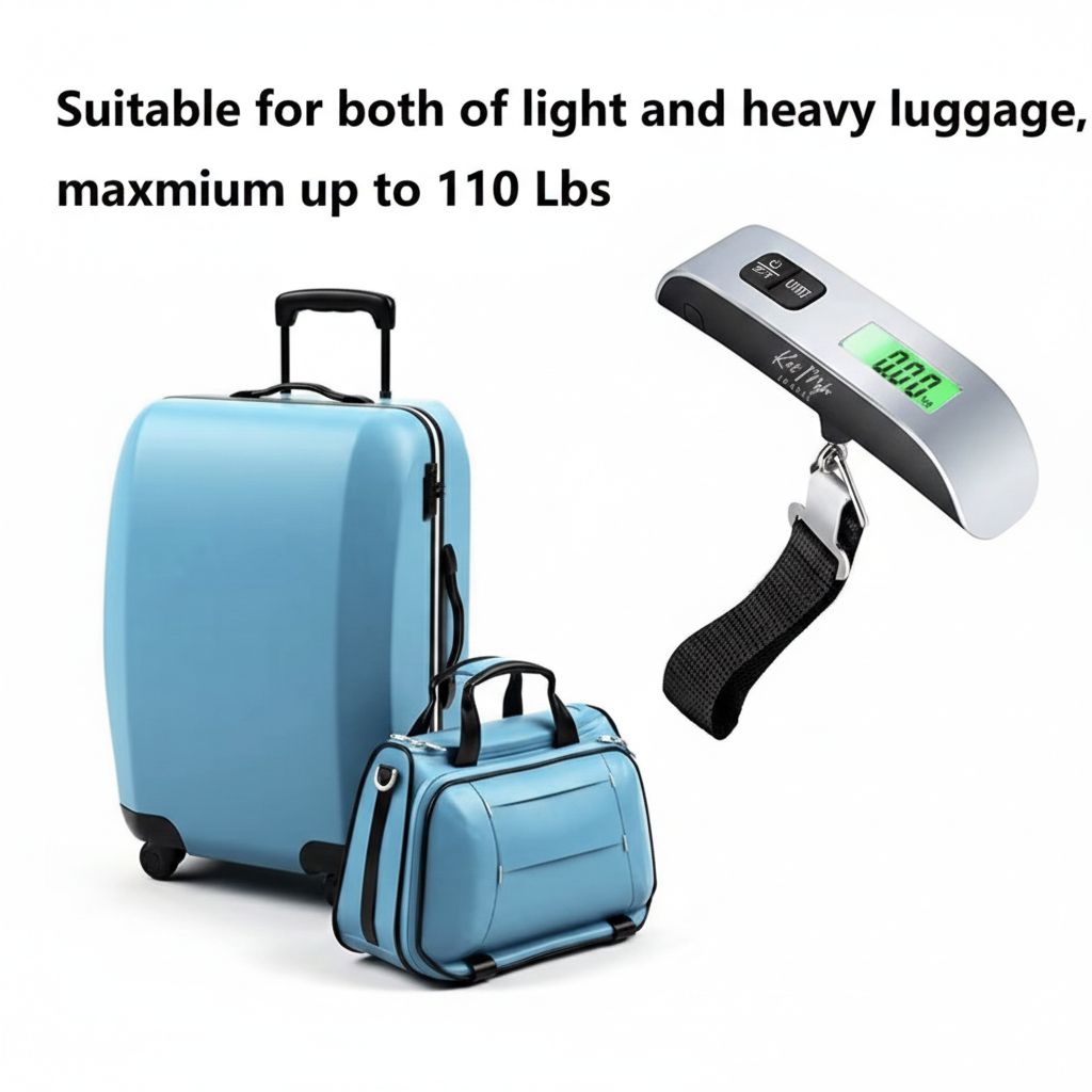 Portable Electronic Digital Luggage Scale