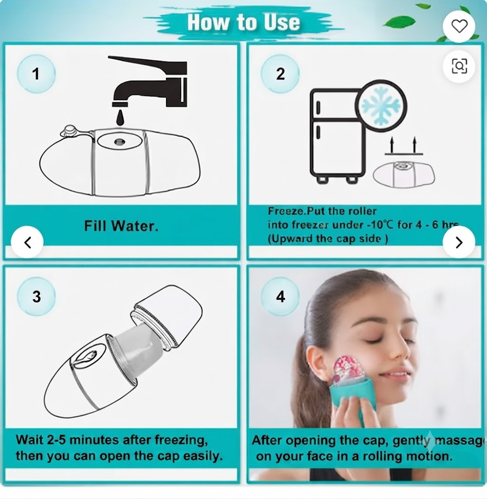 2-in-1 Ice Roller & Facial Ice Mold