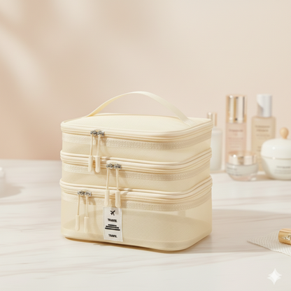 The Portable Mesh Toiletry Bag