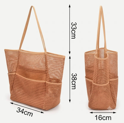 SandFree™ Multi-Pocket Mesh Beach Tote