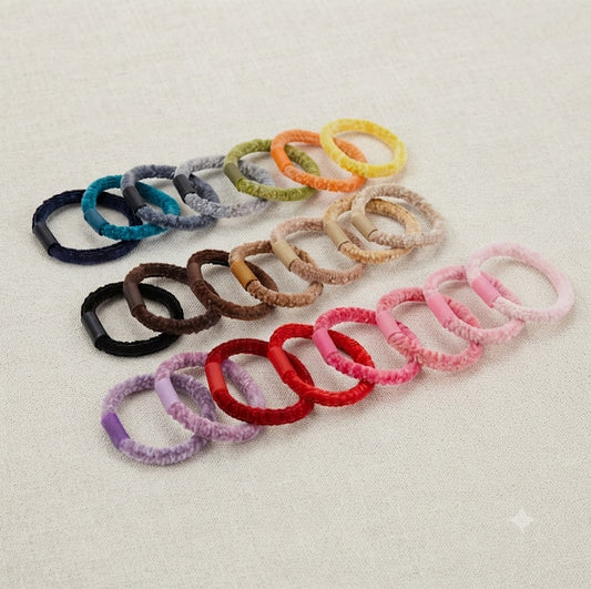 Cloud Soft Fluffy Scrunchie Set | 10-Piece Collection