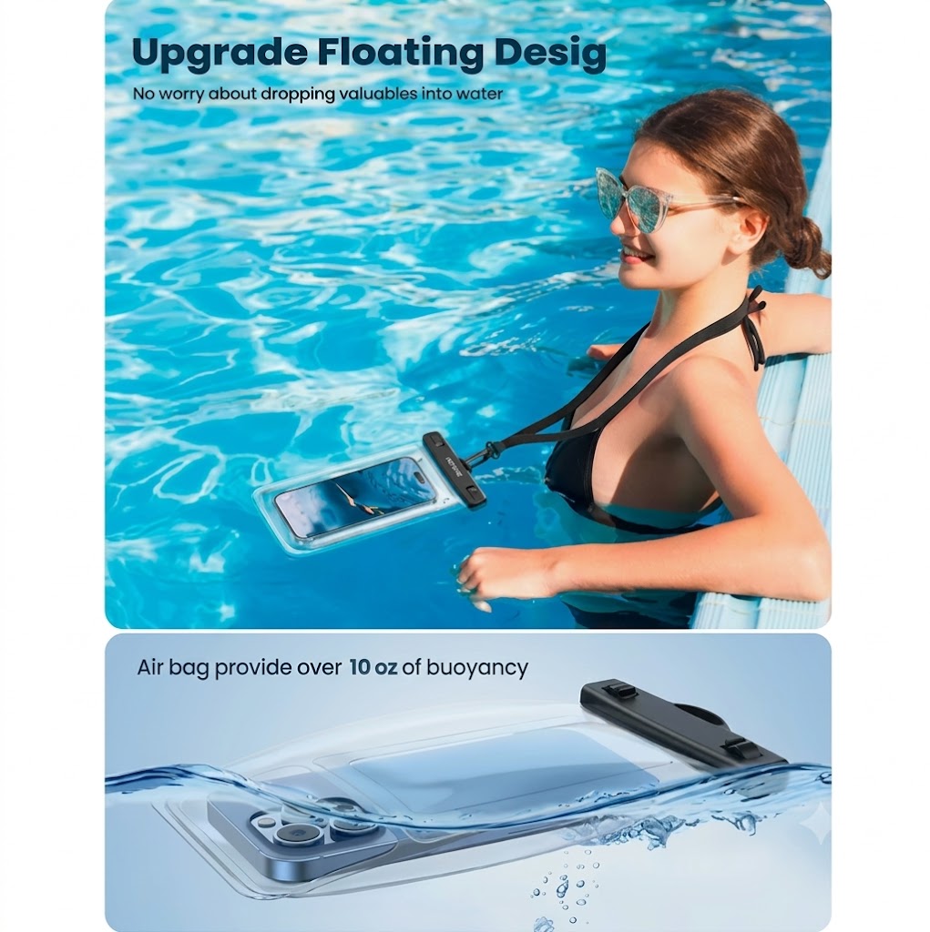 FloatSafe™ Waterproof Phone Pouch