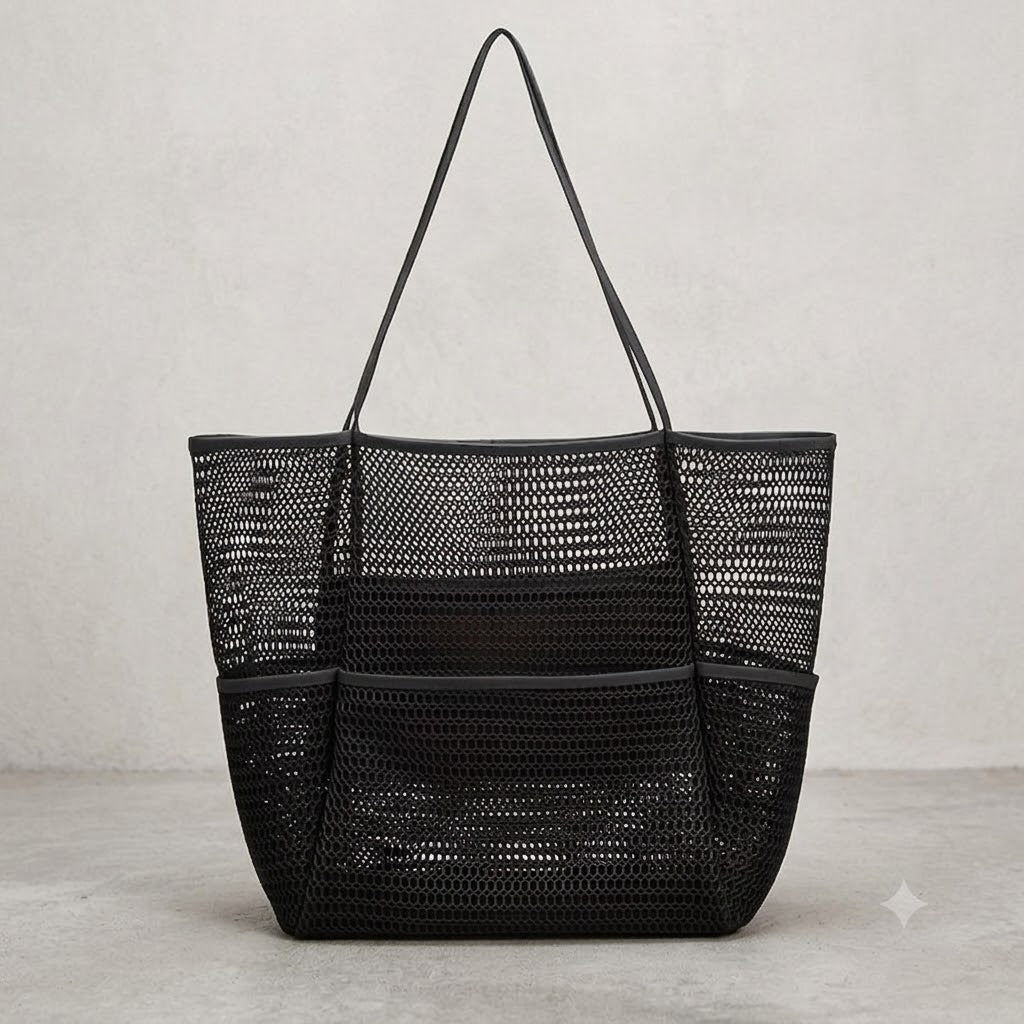 SandFree™ Multi-Pocket Mesh Beach Tote
