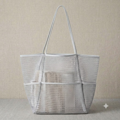 SandFree™ Multi-Pocket Mesh Beach Tote