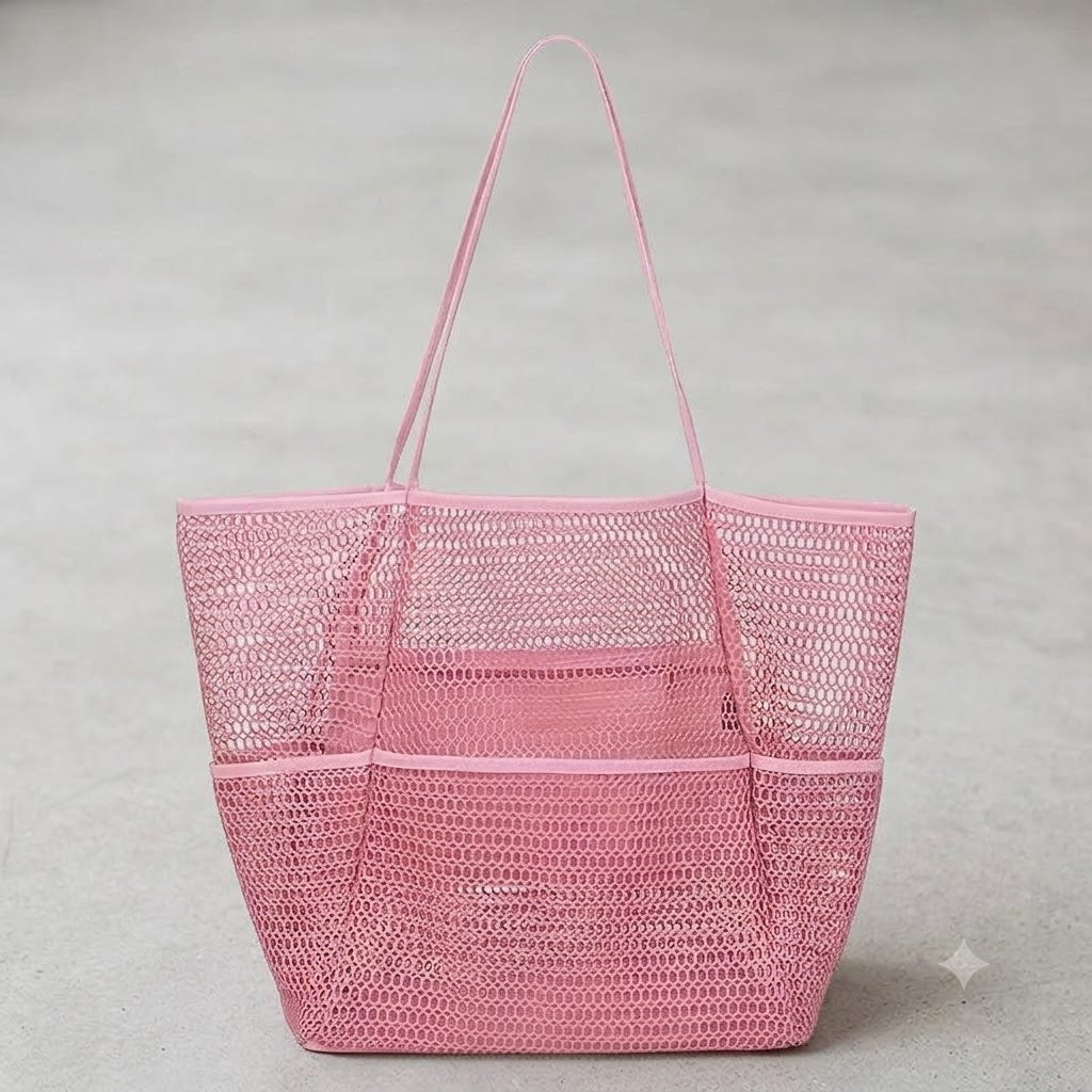 SandFree™ Multi-Pocket Mesh Beach Tote