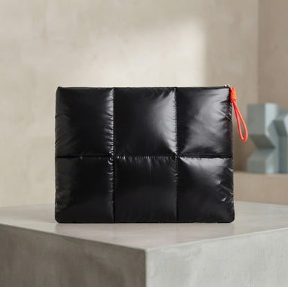Metallic Puffy Laptop Sleeve