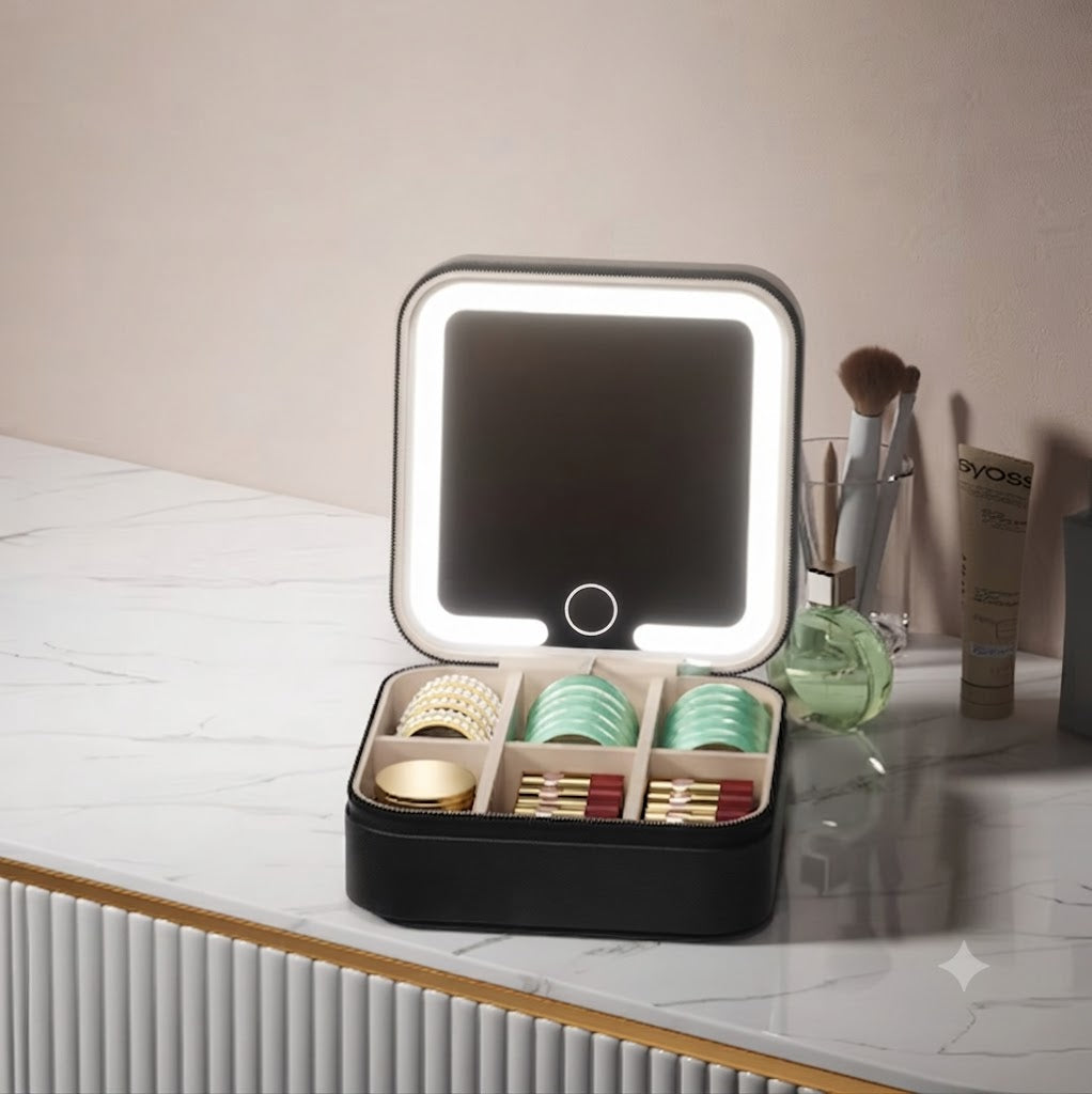 LED Travel Jewelry Organizer