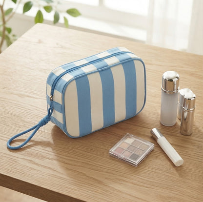Candy Stripe Beauty Pouch