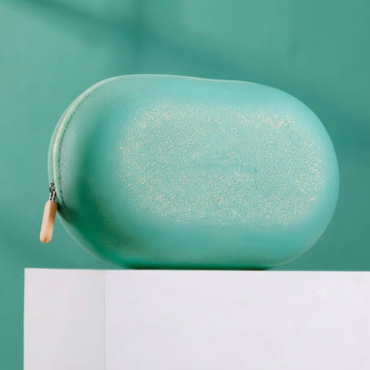 Silicone Oval Toiletry Pouch