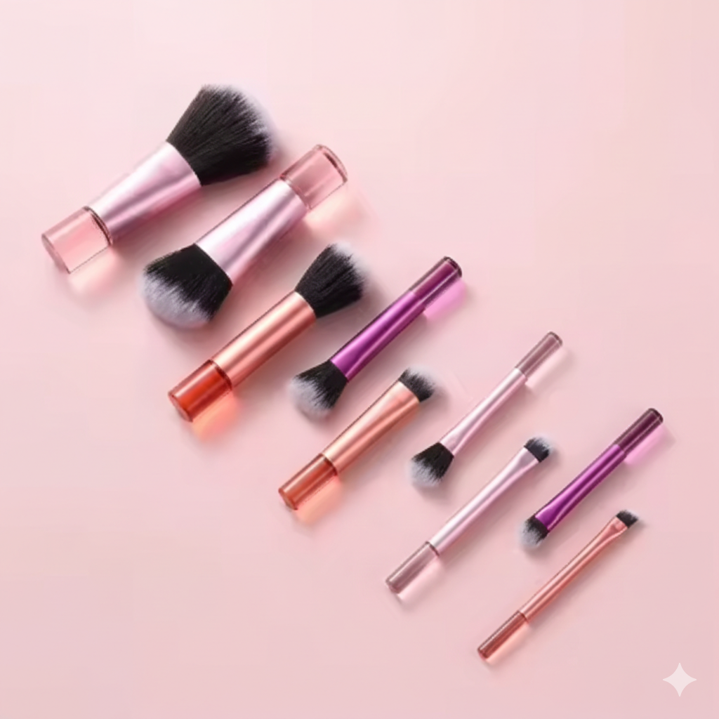 The Portable Makeup Brush Set With Bag