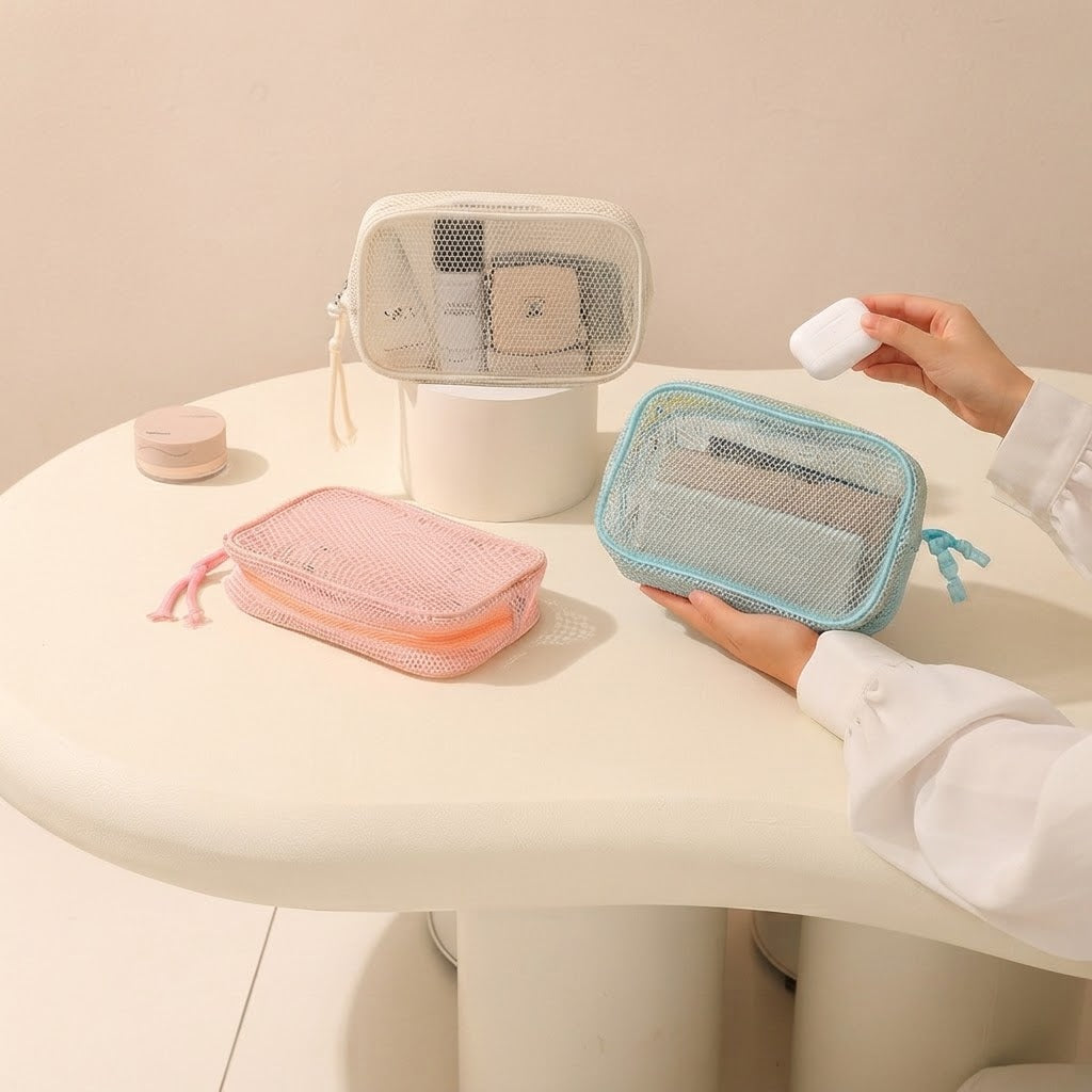 Everyday Mesh Beauty Pouch