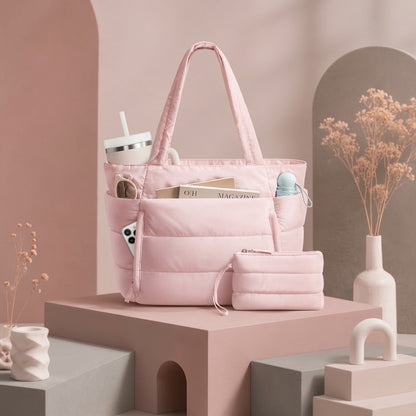 Puffy Carryall Tote