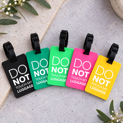 Do Not Touch My Luggage ID Tag