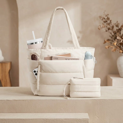 Puffy Carryall Tote