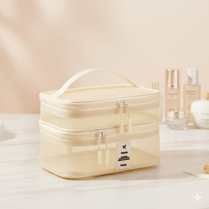 The Portable Mesh Toiletry Bag