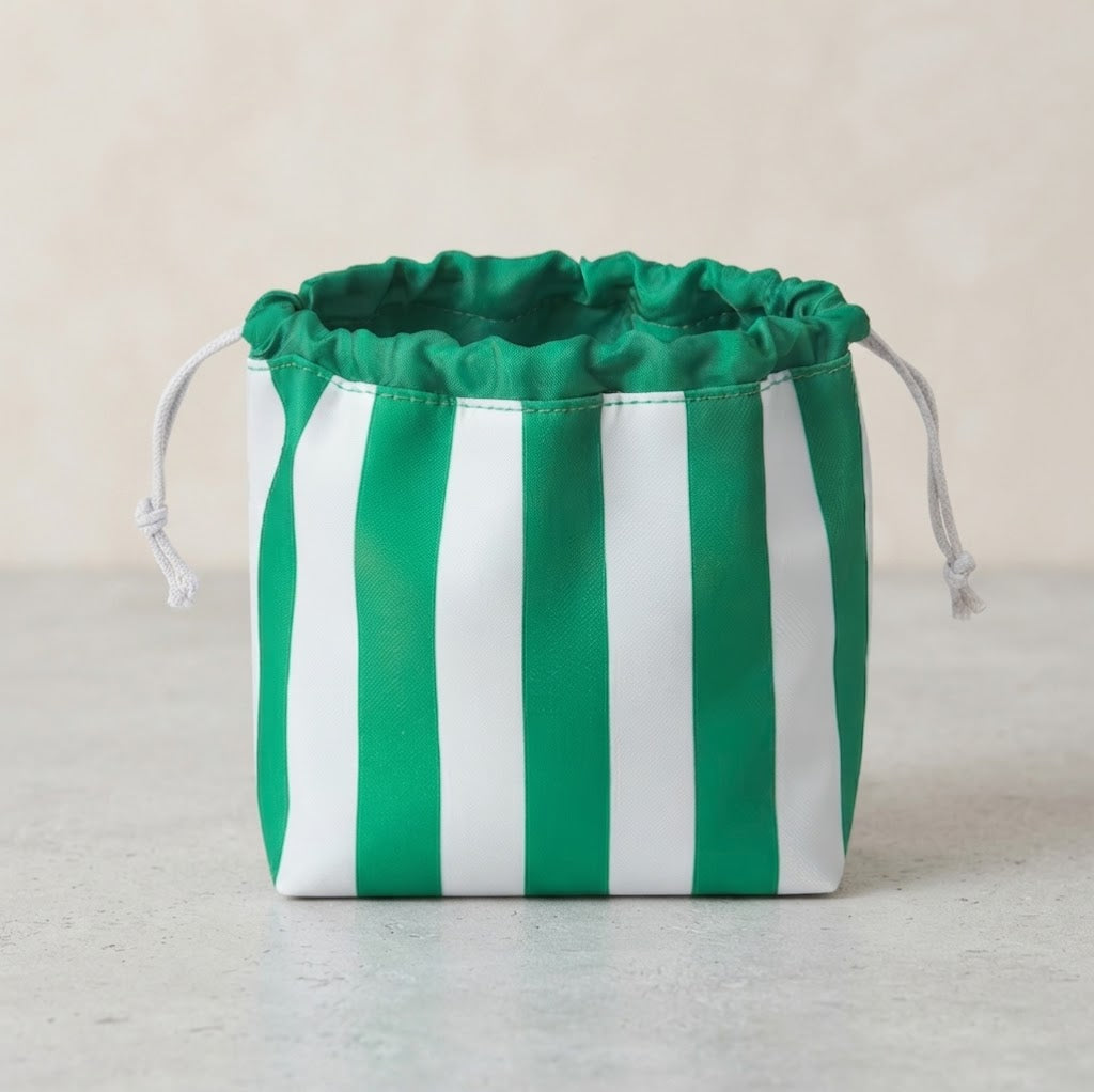 Striped Beauty Pouch