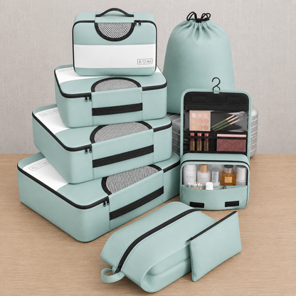 The 8-Piece Essential Packing Cube Set 3