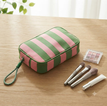Candy Stripe Beauty Pouch