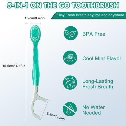 Pre-Pasted Travel Toothbrush