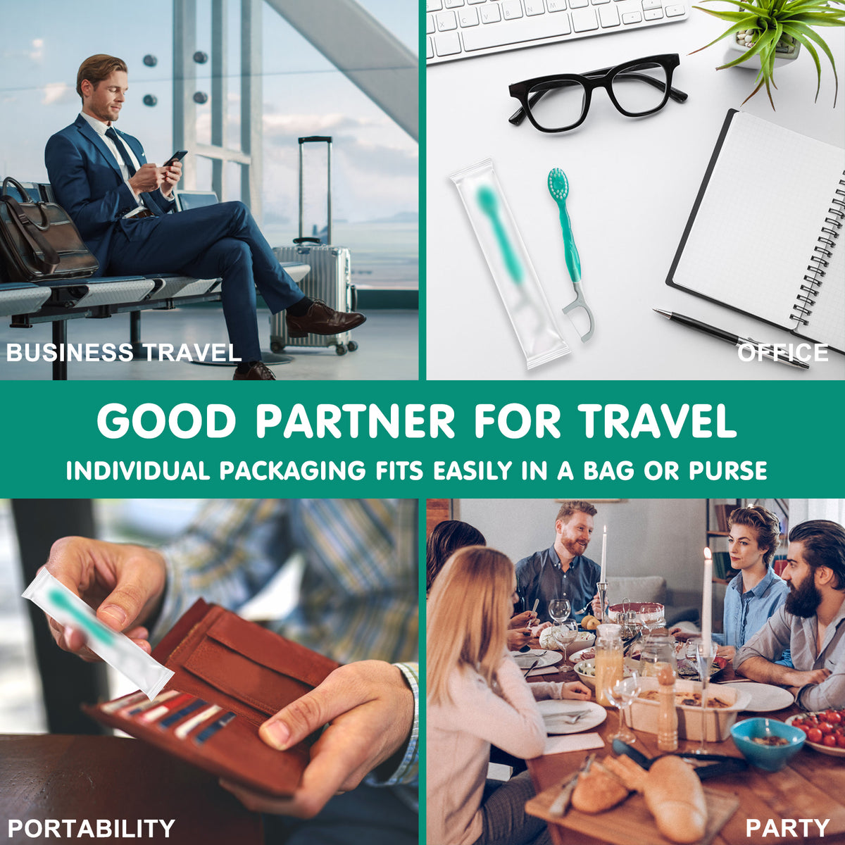Pre-Pasted Travel Toothbrush