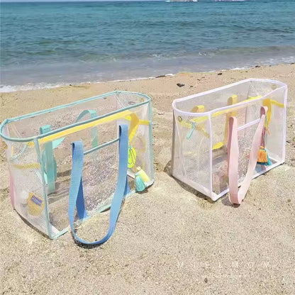 Clear View Beach Tote Bag