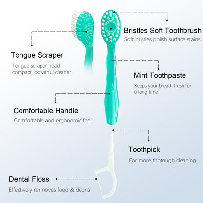 Pre-Pasted Travel Toothbrush