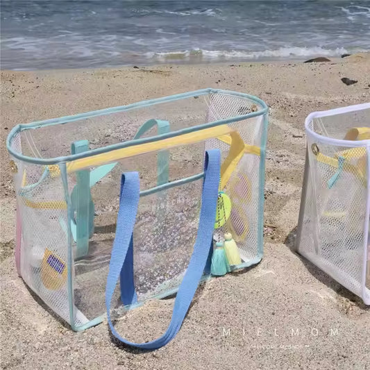 Clear View Beach Tote Bag