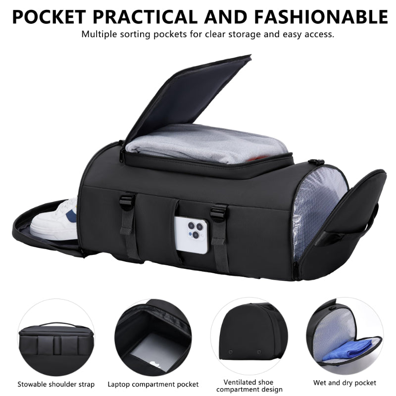 The 3-Way Transformable Sport & Travel Bag