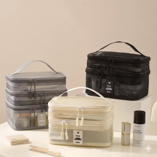 The Portable Mesh Toiletry Bag