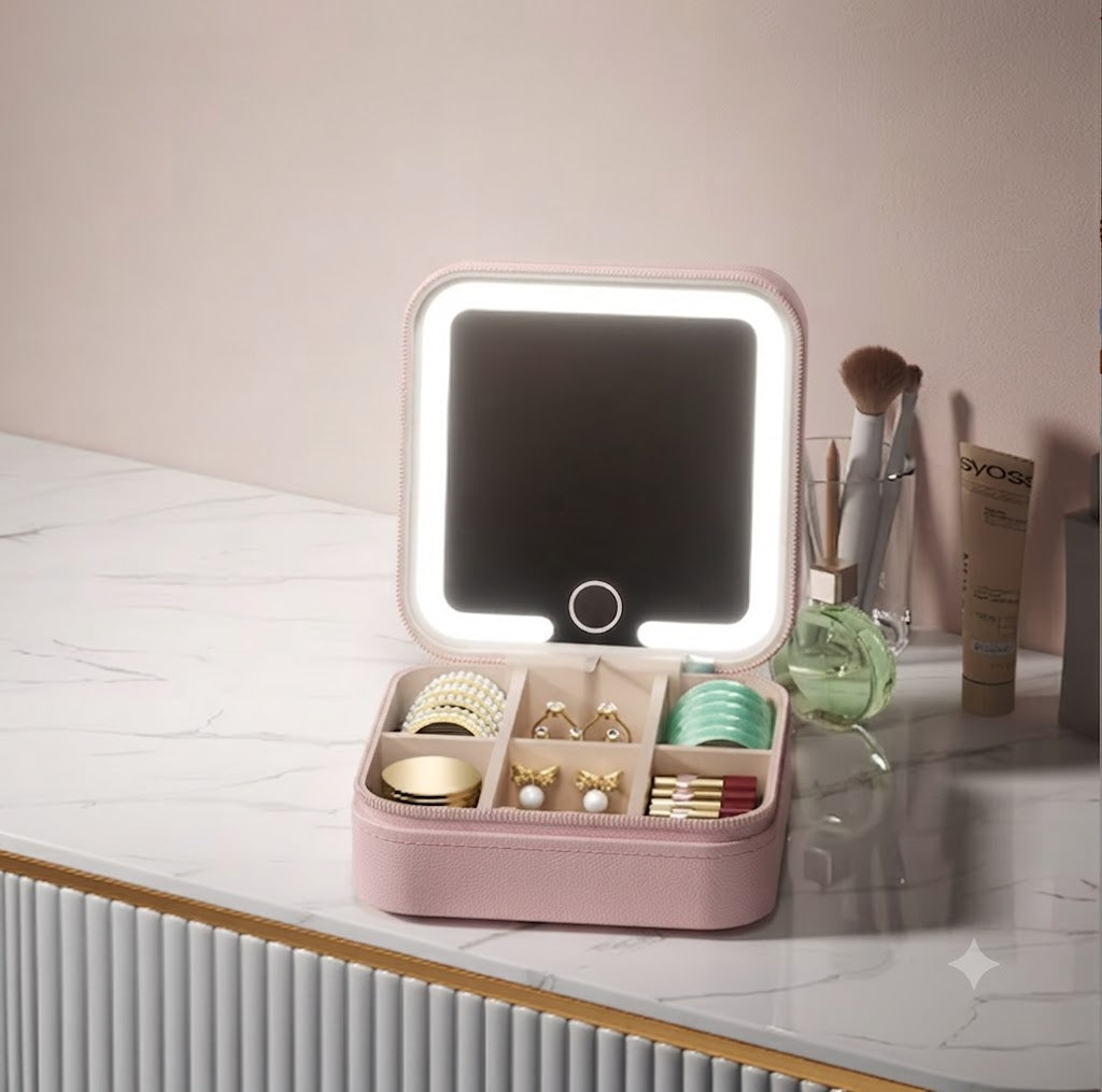 LED Travel Jewelry Organizer