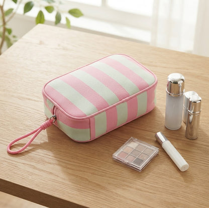 Candy Stripe Beauty Pouch