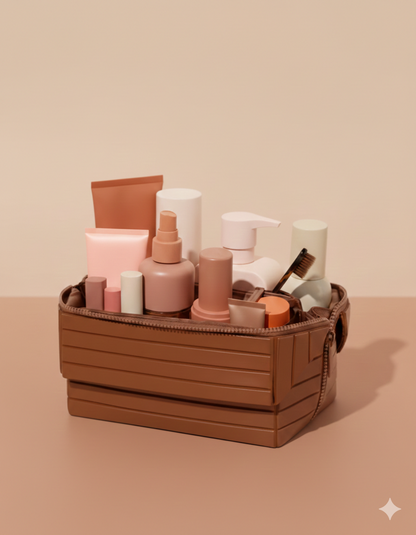 Cosmetic & Toiletries Pouch Organizer